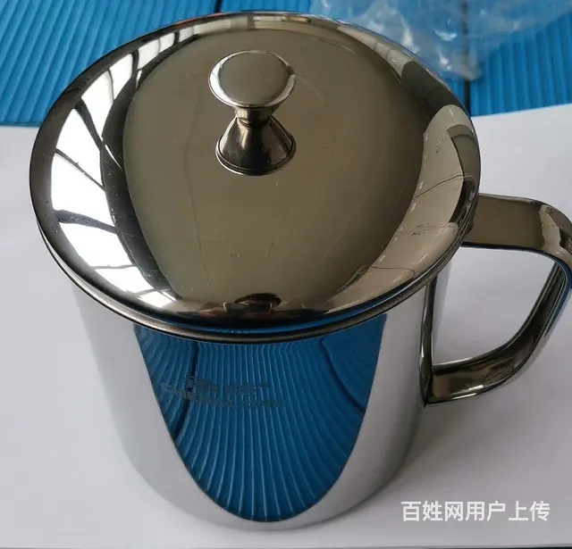 304食品级不锈钢带盖水杯 - 图片 1