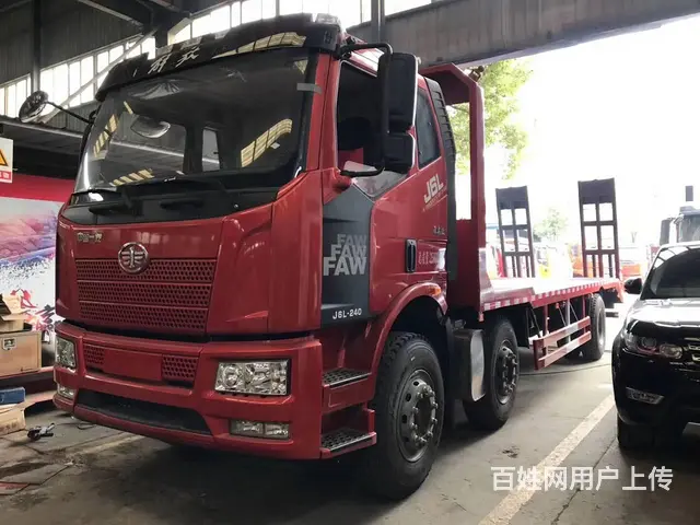 解放前四后四挖机平板车25吨挖机程力拖车多少钱 - 图片 7
