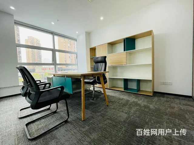 九堡地铁口 实拍150方三隔断 工区可坐18人精装配全套家具 - 图片 5