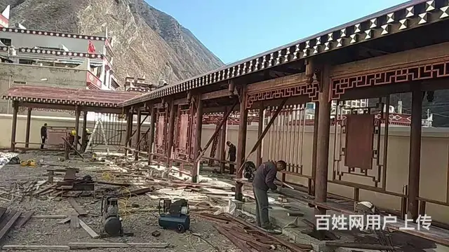 甘肃兰州中式实木门实木雕花窗中式花格 - 图片 12