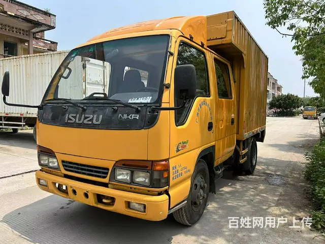 精品2010年7月五十铃双排双轮2米7厢式货车 - 图片 1