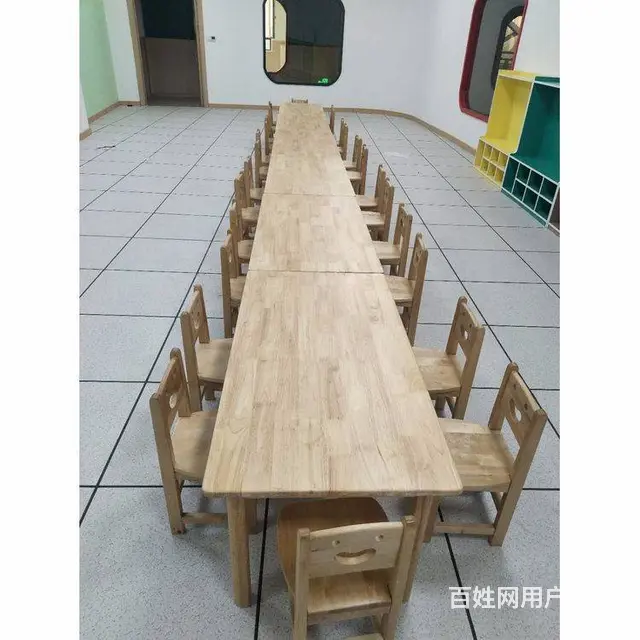 幼儿园儿童玩具收纳柜置物架口杯架书包柜实木柜子 - 图片 10