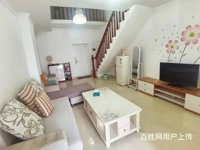 东岗小学旁香槟小城复式公寓边房光线充足精装2房全齐拎包入住 - 图片 2