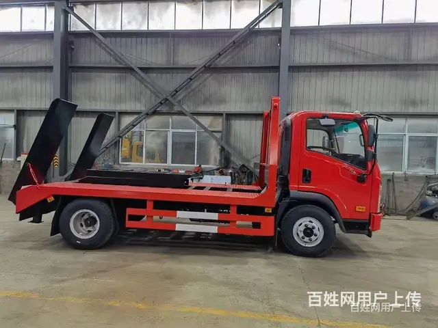 成都大运蓝牌单桥挖机平板车拖板车 货真价实 - 图片 10