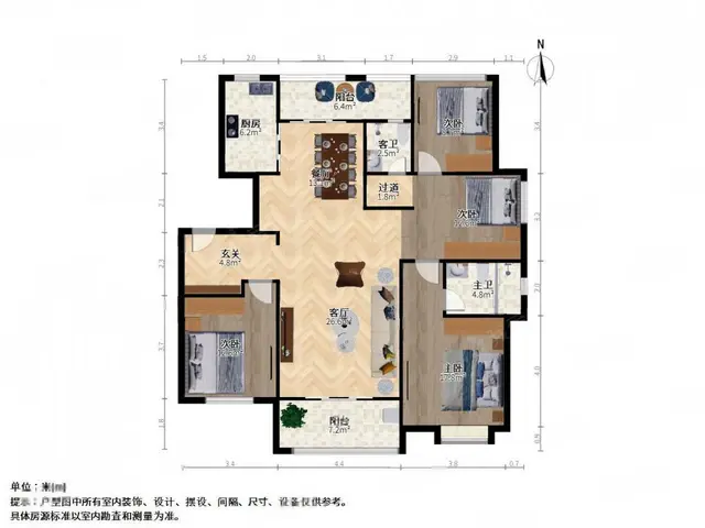浒关金辉浅湾雅苑4室2厅毛坯，南北通透，诚心出售 - 图片 11