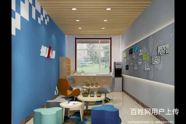 淄博张店办公空间设计效果图 - 图片 2