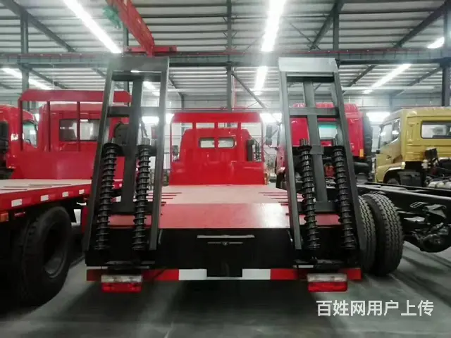 东风多利卡平板车 可拉15吨挖机铲车平板拖车 现车 - 图片 7