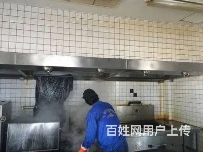 昆山市淀山湖酒店单位食堂油烟机清洗净化器清洗 - 图片 1