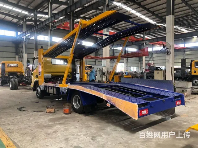 程力佳运轿运车豪沃蓝牌二位板轿运双层板轿运车多少钱 - 图片 2