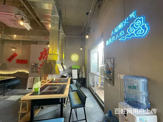XN 郫都万达 临街双门头精装餐饮店转让 - 图片 5