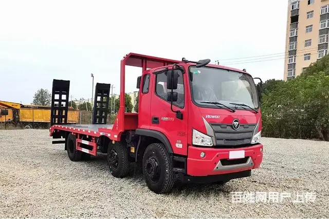 福田小三轴挖机板车平板车 可接受定制 - 图片 1
