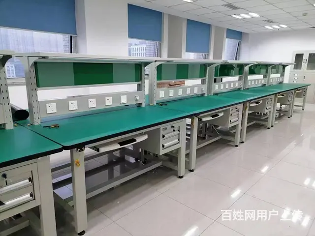 防静电工作台铝合金无尘车间装配检验维修工厂桌子带灯 - 图片 5