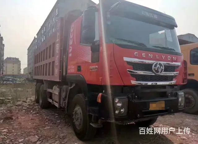 红岩杰狮390马力后八轮车厢6米带全保 - 图片 2
