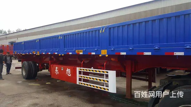 13米标车侧翻半挂车 箱高60公分 厂家直销订制 - 图片 8