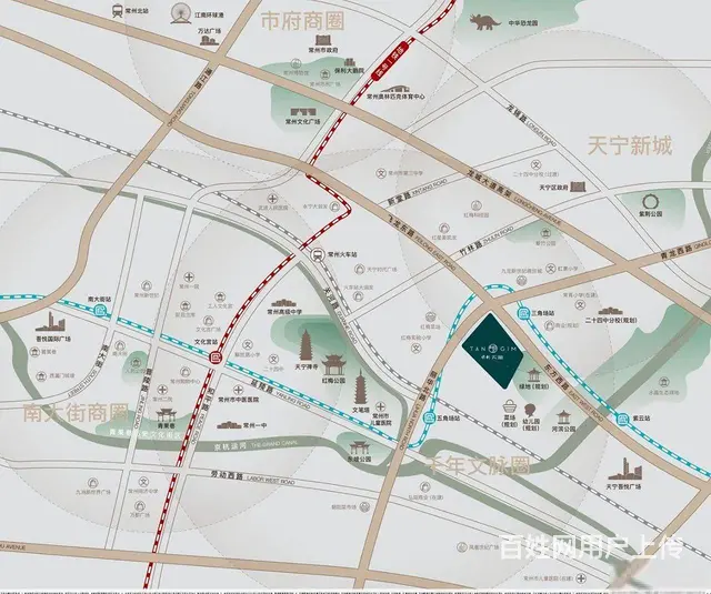 D铁口天宁红梅主芯保利天珺洋墅双公园火车站精装均26000起 - 图片 9