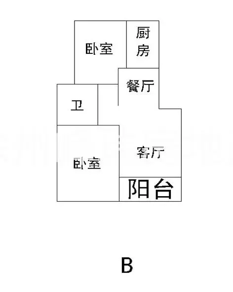 急租区政府对面 精装两室 家具家电齐全 带暖气 拎包即住！！ - 图片 9