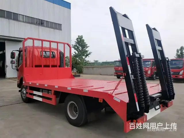 国六大运征途黄牌单桥挖机拖车 挖机板车 车到付款 - 图片 2