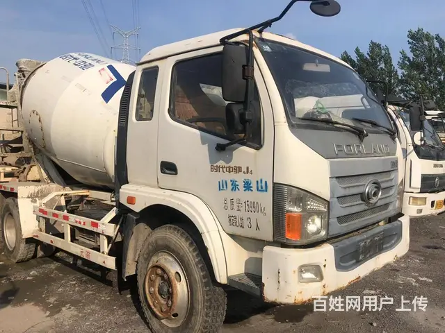 废铁价格处理9台15年6方时代单桥水泥搅拌罐车 - 图片 8