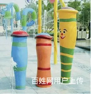 水寨滑梯水上乐园水上小品蘑菇喷水戏水小品水枪 - 图片 5