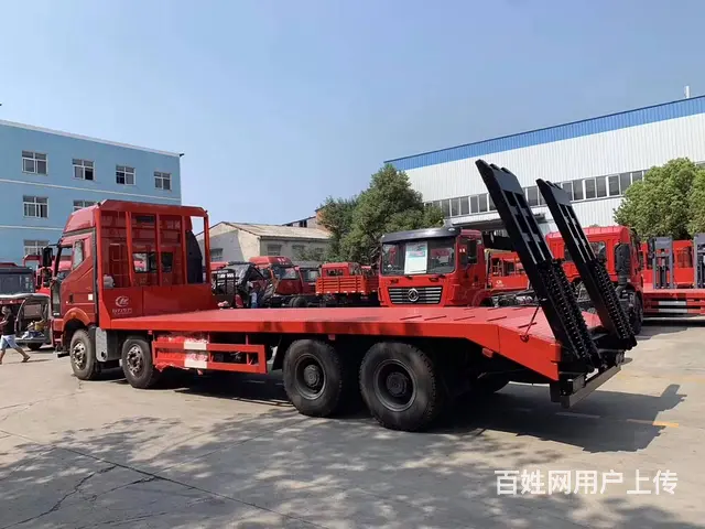 拖35吨挖机解放前四后八拖板车 全国支持分期付款 - 图片 2