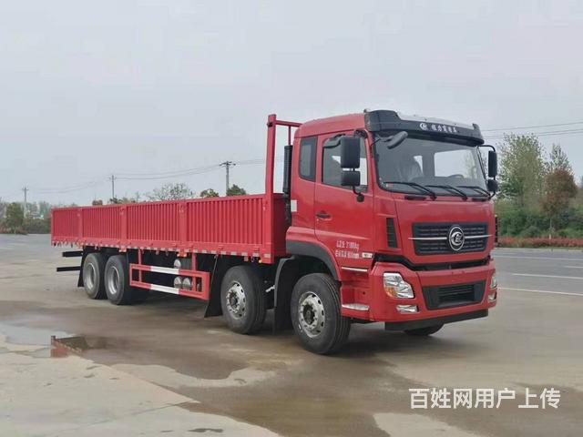 程力商用前四后八载货平板车 包上户价格优惠的图片