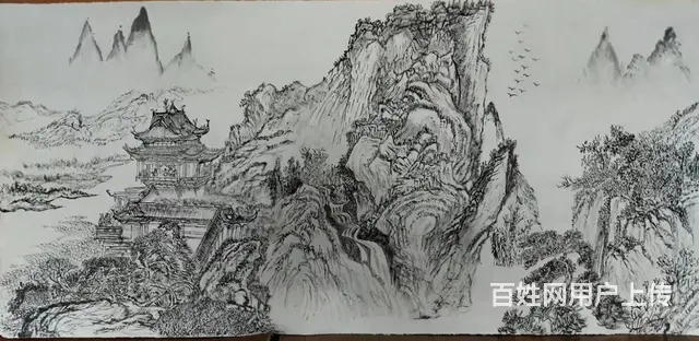 纯手工绘制中国山水画专售 2022 05 22 - 图片 1
