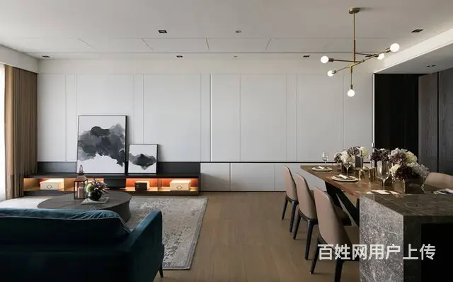 现代简约风 黑白反差创造美感，打造时尚三居室 - 图片 6