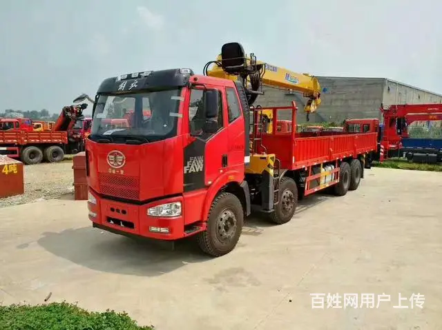 解放J6大型大吨位随车吊 - 图片 8