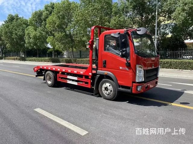 重汽豪沃蓝牌平板车拖车整车不超重 可上个人户的图片