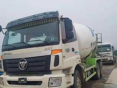 二手欧曼搅拌车 后八轮 国五 大14方二手搅拌车