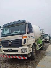 二手欧曼搅拌车 后八轮 国五 大14方二手搅拌车