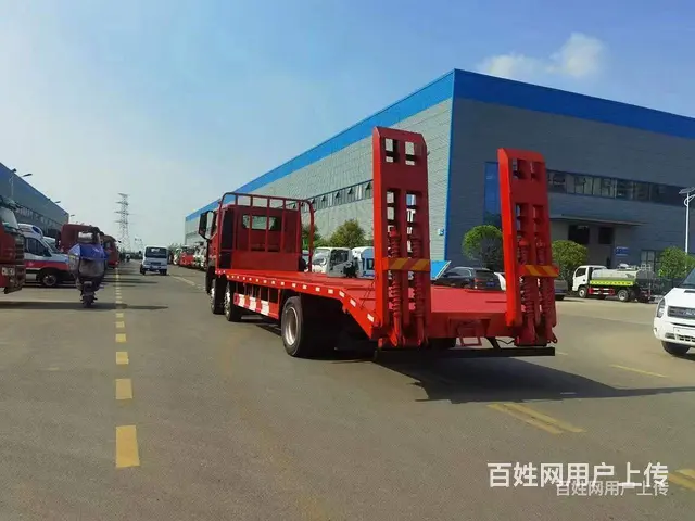 黄牌重汽小三轴平板车 平板拖车 限时秒杀价 - 图片 7