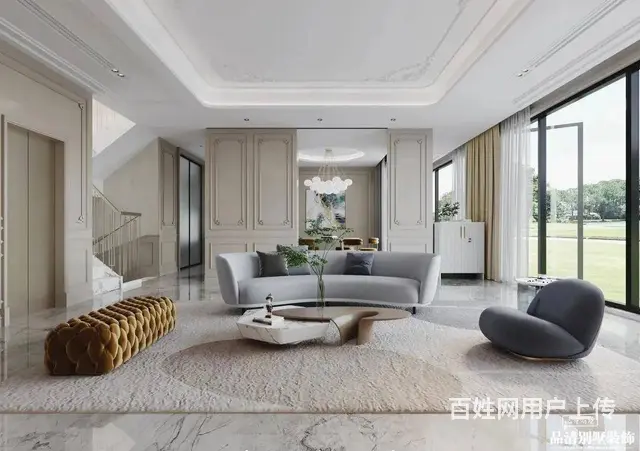 别墅装修 | 440㎡现代美式风格案例赏析 - 图片 1