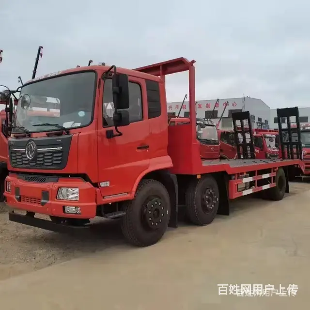 东风天锦小三轴法士特8档挖机平板车 拖板车 高速不超载 - 图片 8