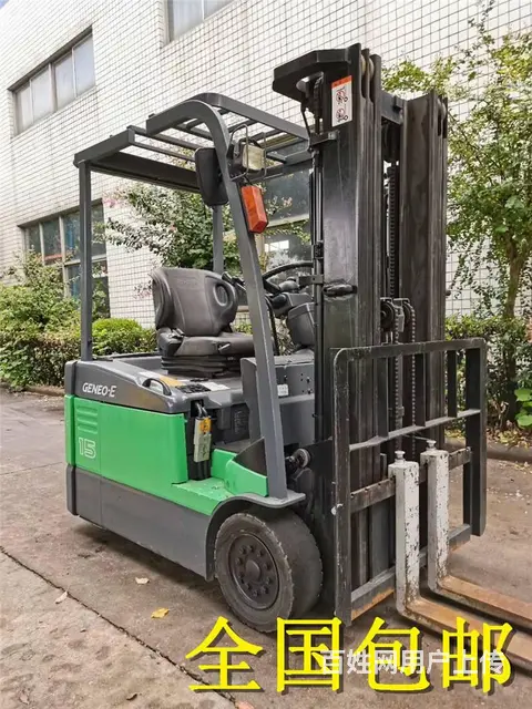 二手三轮电动叉车,三支点小型电瓶二手叉车出售 - 图片 3