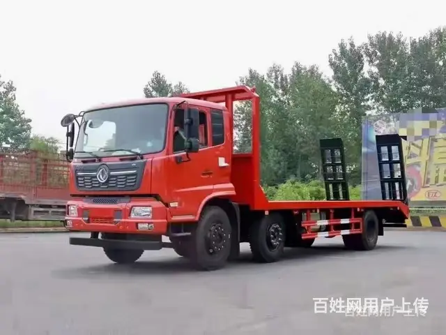 板长8米轴距1800+4500挖机平板车 拖板车 性价比高 - 图片 5