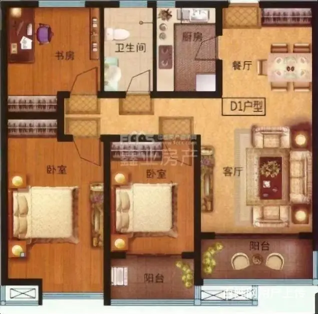 皇庭港湾精装未住，三室两厅电梯房包过户 - 图片 8