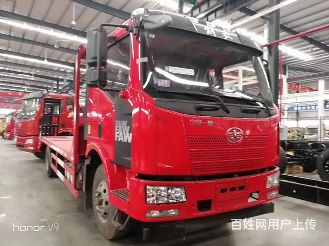 直销解放挖机拖板车 拖120/150挖机平板拖车 - 图片 1