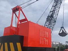 转让二手码头吊电吊移动吊机码头起重机轮胎吊车