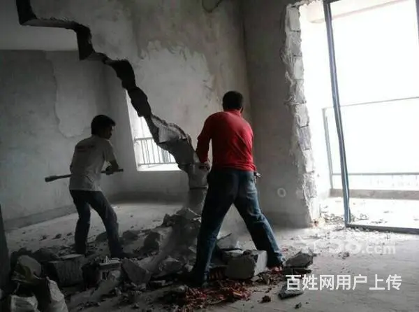 固始专业拆除，砸墙，开槽,打孔，打隔断，吊顶 - 图片 1