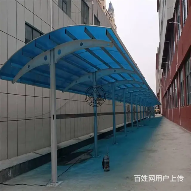 莱山阳光板采光顶莱山阳光板温室莱山阳光板车棚 - 图片 6