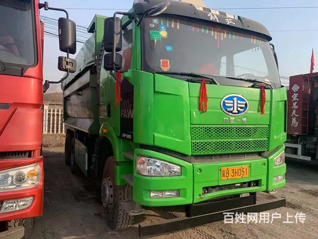 18年国五解放后八轮自卸车390马力5米8箱 - 图片 2