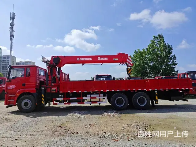 陕汽12-14吨后八轮随车吊 怎么卖的 - 图片 1