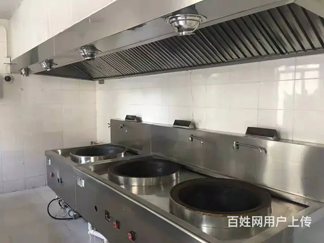 昆山淀山湖酒店学校食堂大型油烟机清洗公司 - 图片 3
