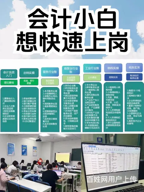 嘉兴学会计，手工电脑账培训、财务软件培训的图片