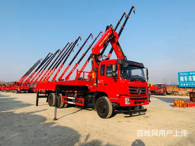 东风270马力后八轮配15吨折臂随车吊分期付款价格 - 图片 8