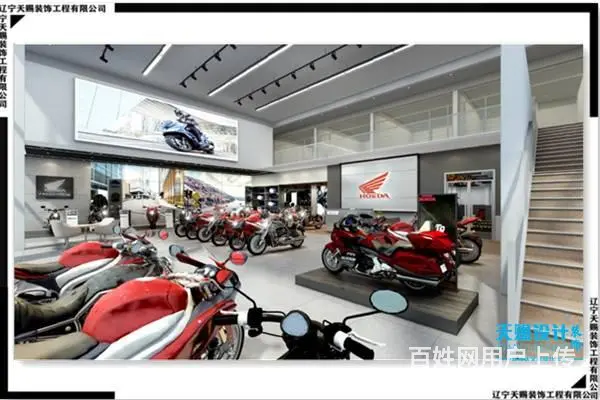 沈阳摩托车展厅装修设计公司 - 图片 2