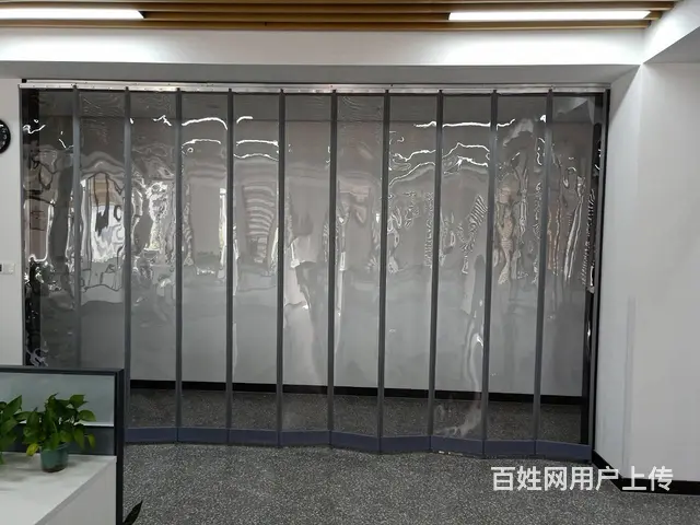 苏州市定制安装塑料软门帘，磁吸门帘，PVC透明门帘 - 图片 3