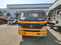 郑州福田一拖二平板清障车高端品牌全国可安排送车