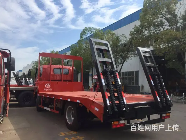 大运小型平板车 拖8吨左右挖机拖车厂家现车促销 - 图片 10